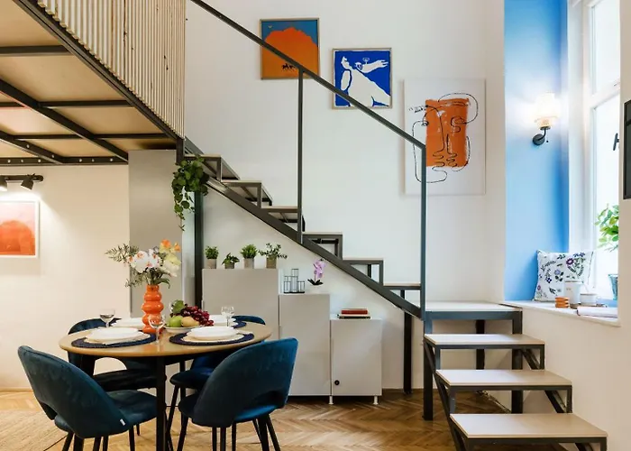 公寓 Art Lovers Loft-garden View 3br 2ba Gem 布达佩斯