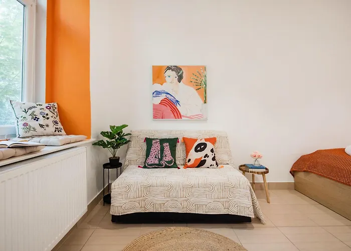 公寓 Art Lovers Loft-garden View 3br 2ba Gem 布达佩斯